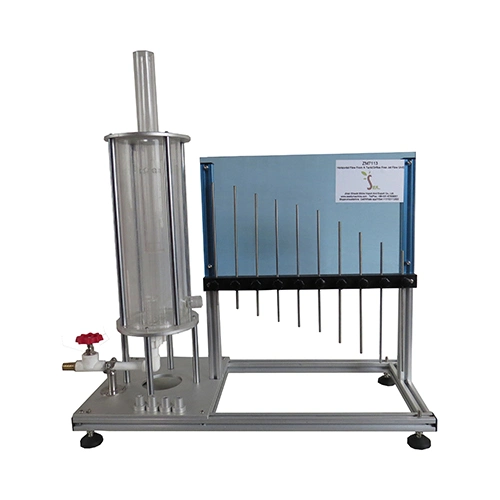 Didactic Equipment Horizontal Flow From a Tank (Orifice Free Jet Flow Unit) Fluid Lab Equipment