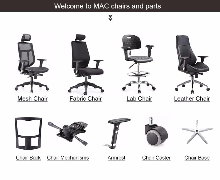 Foshan Factory Ergonomic Full Set Office Chair Spare Parts