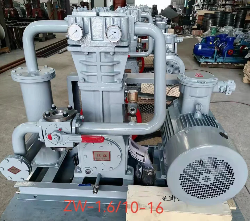 Oil Free Unloading Vapor Recovery LPG Propylene Ammonia Piston Compressor