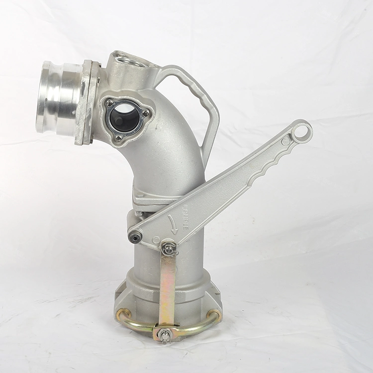 Fuel Tanker Dual Point Vapor Recovery Elbow Coupler