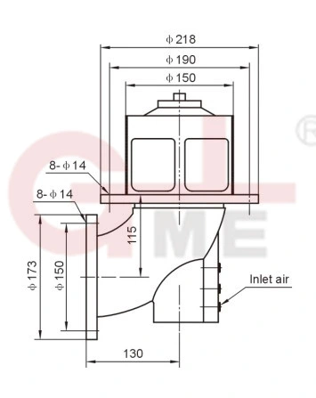 Fuel Truck Tanker Pneumatic Emergency Bottom Shut off Valve